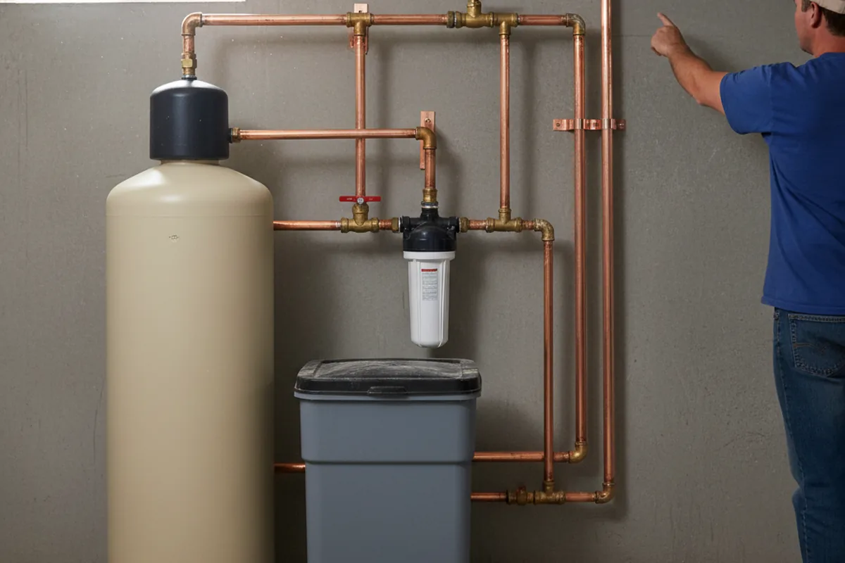 Whole-house water treatment system installed in Sandoval